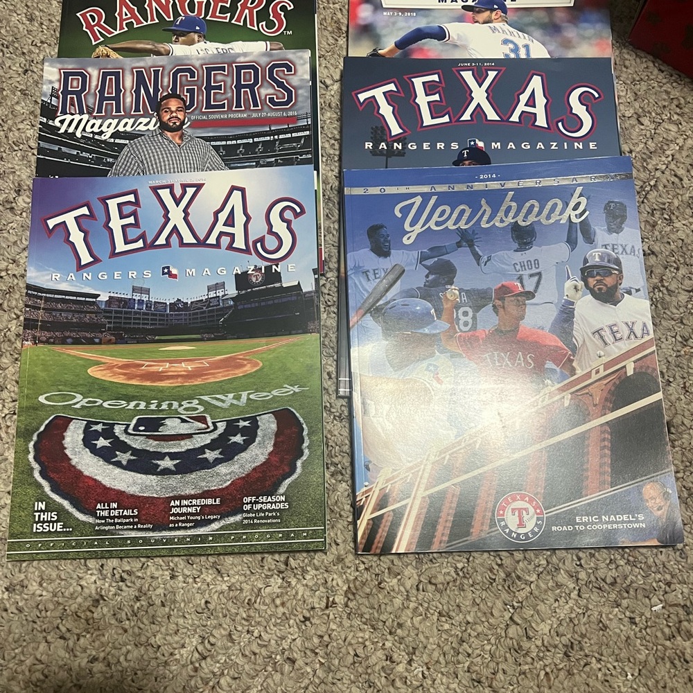 Texas Rangers 2014/2015/2018/2019 Programs